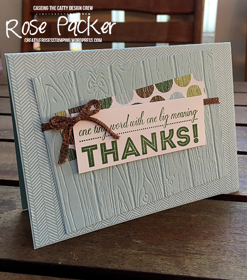 Rose Packer, Creative Roses, Stampin' Up! One Big Meaning